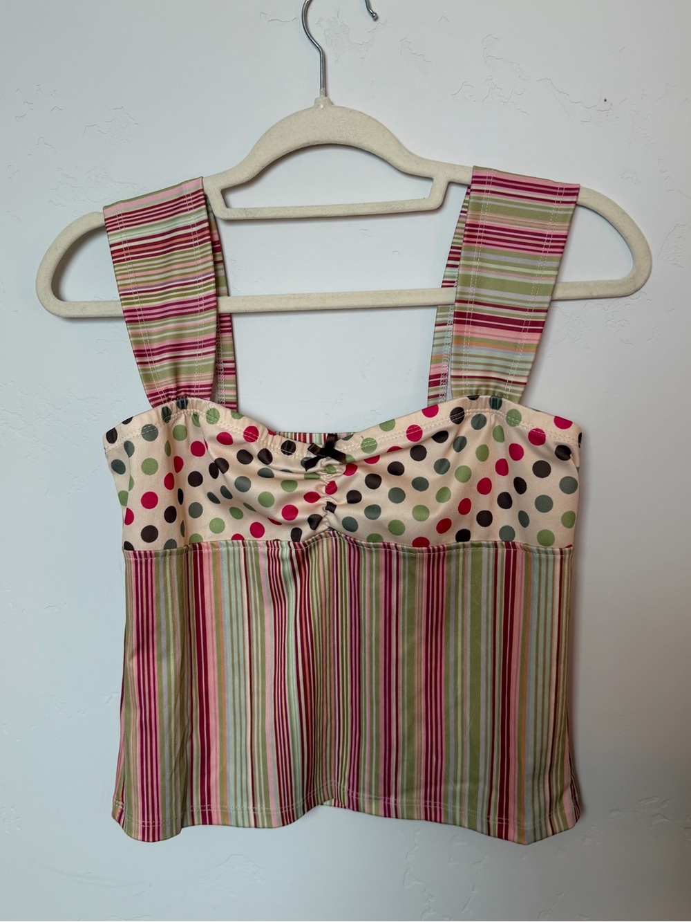 Striped & Polka Dot Tankini top